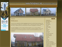 Tablet Screenshot of fertighaus1.at